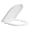 AKW Carbamide Soft Close Toilet Seat With Lid - White -Home Bathroom akw carbamide soft close toilet seat with lid white 23588
