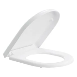 AKW Carbamide Soft Close Toilet Seat With Lid - White