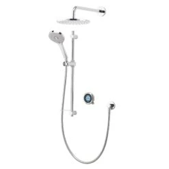 Aqualisa Optic Q Digital Smart Shower Concealed Dual With Wall Head - High Pressure/Combi