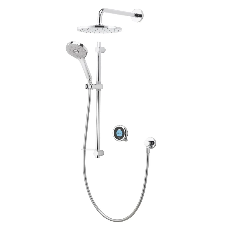 Aqualisa Optic Q Digital Smart Shower Concealed Dual With Wall Head - High Pressure/Combi 3 Aqualisa Optic Q Digital Smart Shower Concealed Dual With Wall Head - High Pressure/Combi