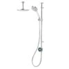 Aqualisa Optic Q Digital Smart Shower Exposed Dual With Ceiling Head - High Pressure/Combi