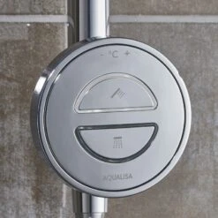 Aqualisa Unity Q Digital Smart Shower Exposed Dual With Ceiling Head - Gravity Pumped -Home Bathroom aqualisa unity q digital smart shower exposed dual with ceiling head gravity pumped utq.a2.ev .dvfc .20 1
