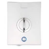 Aqualisa Quartz Electric Front Cover Assembly - White/chrome -Home Bathroom aqualisa quartz electric front cover assembly white chrome 435913