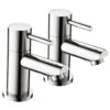 Bristan Blitz Basin Pillar Taps -Home Bathroom bristan blitz basin pillar taps btz1 2 c