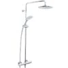 Bristan Carre Thermostatic Bar Shower With Rigid Riser -Home Bathroom bristan carre thermostatic bar shower with rigid riser cr shxdivff c
