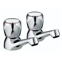 Bristan Club Basin Taps - Chrome