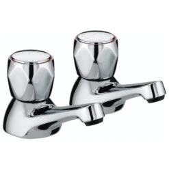 Bristan Club Bath Taps - Chrome