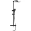 Bristan Craze Adjustable Rigid Riser Diverter Bar Shower - Black