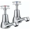 Bristan Cross Top Basin Taps - Chrome -Home Bathroom bristan cross top basin taps chrome vax 1 2 c