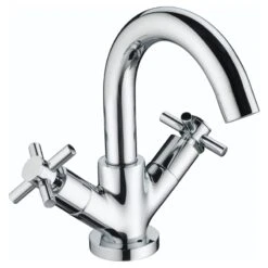 Bristan Decade Basin Mixer Tap With Clicker Waste - Chrome