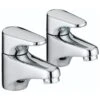 Bristan Jute Basin Taps - Chrome -Home Bathroom bristan jute basin tap ju 1 2 c