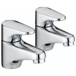 Bristan Jute Basin Taps - Chrome