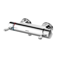 Bristan Opac Exposed Bar Shower Valve With Lever Handles - Chrome