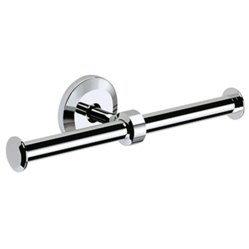 Bristan Solo Double Toilet Roll Holder - Chrome 3 Bristan Solo Double Toilet Roll Holder - Chrome