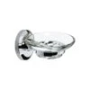 Bristan Solo Glass Soap Dish - Chrome -Home Bathroom bristan solo glass soap dish chrome so dish c