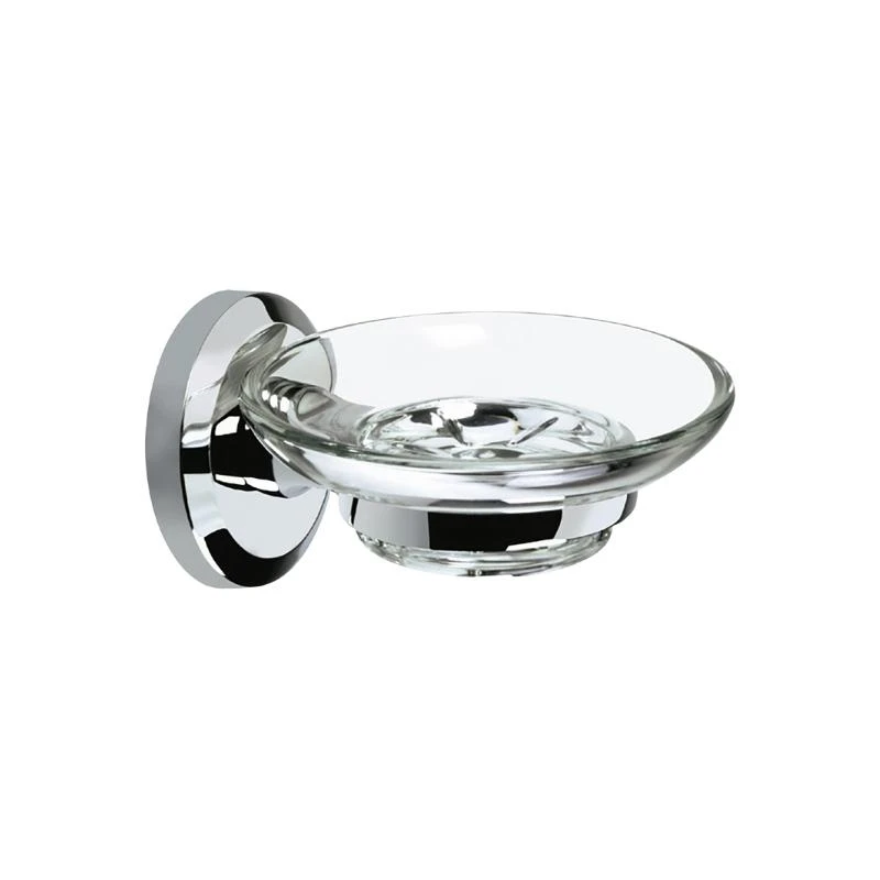 Bristan Solo Glass Soap Dish - Chrome 3 Bristan Solo Glass Soap Dish - Chrome