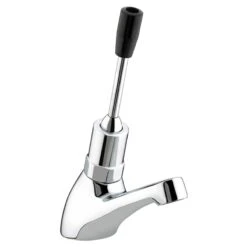 Bristan Timed Flow Single Toggle Lever Basin Tap - Chrome