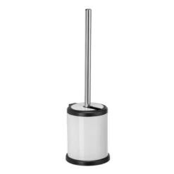 Croydex Auto Closing Toilet Brush And Holder - Chrome