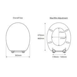 Croydex Carron Sit Tight Toilet Seat 9 Croydex Carron Sit Tight Toilet Seat -Home Bathroom croydex carron sit tight toilet seat wl600622h 3