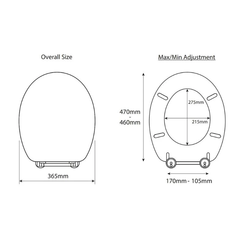Croydex Carron Sit Tight Toilet Seat 6 Croydex Carron Sit Tight Toilet Seat - Image 4