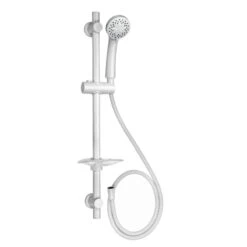Croydex Essentials Three Function Shower Set - White