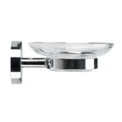 Croydex Flexi-Fix Britannia Soap Dish And Holder - Chrome -Home Bathroom croydex flexi fix britannia soap dish and holder chrome qm581941 2