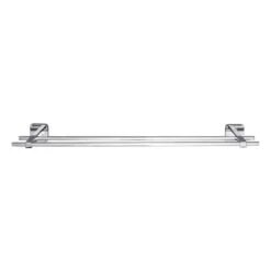 Croydex Flexi-Fix Camberwell Double Towel Rail - Chrome