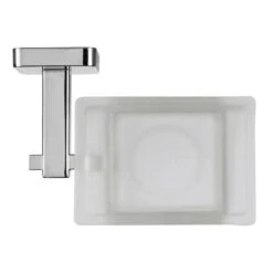 Croydex Flexi-Fix Camberwell Soap Dish And Holder - Chrome -Home Bathroom croydex flexi fix camberwell soap dish and holder chrome qm921941 2