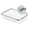 Croydex Flexi-Fix Pendle Soap Basket - Chrome