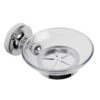Croydex Flexi-Fix Romsey Soap Dish And Holder - Chrome -Home Bathroom croydex flexi fix romsey soap dish and holder chrome qm741941