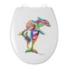 Croydex Hannah McWave Flexi Fix Toilet Seat - Steven Brown 1 Croydex Hannah McWave Flexi Fix Toilet Seat - Steven Brown -Home Bathroom croydex hannah mcwave flexi fix toilet seat steven brown wl604222h