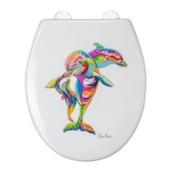 Croydex Hannah McWave Flexi Fix Toilet Seat - Steven Brown