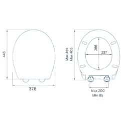 Croydex Hannah McWave Flexi Fix Toilet Seat - Steven Brown -Home Bathroom croydex hannah mcwave flexi fix toilet seat steven brown wl604222h 3
