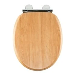 Croydex Hartley Toilet Seat - Oak Effect