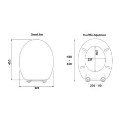 Croydex Hartley Toilet Seat - Oak Effect -Home Bathroom croydex hartley toilet seat oak effect wl605076h 3