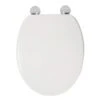 Croydex Kielder Flexi-Fix Toilet Seat- White -Home Bathroom croydex kielder flexi fix toilet seat white wl600822h