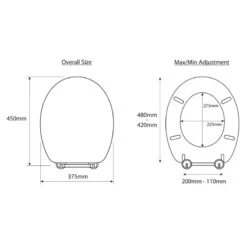 Croydex Kielder Flexi-Fix Toilet Seat- White -Home Bathroom croydex kielder flexi fix toilet seat white wl600822h 3