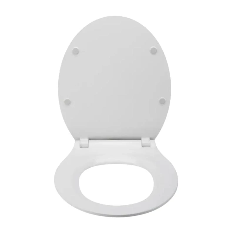 Croydex Michigan Flexi-Fix Toilet Seat - White 4 Croydex Michigan Flexi-Fix Toilet Seat - White - Image 2