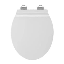 Croydex Michigan Flexi-Fix Toilet Seat - White