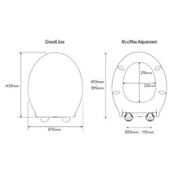 Croydex Michigan Flexi-Fix Toilet Seat - White 9 Croydex Michigan Flexi-Fix Toilet Seat - White -Home Bathroom croydex michigan flexi fix toilet seat white wl601622h 3