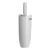 Croydex Plastic Toilet Brush And Holder - White/Grey -Home Bathroom croydex plastic toilet brush white grey aj500122