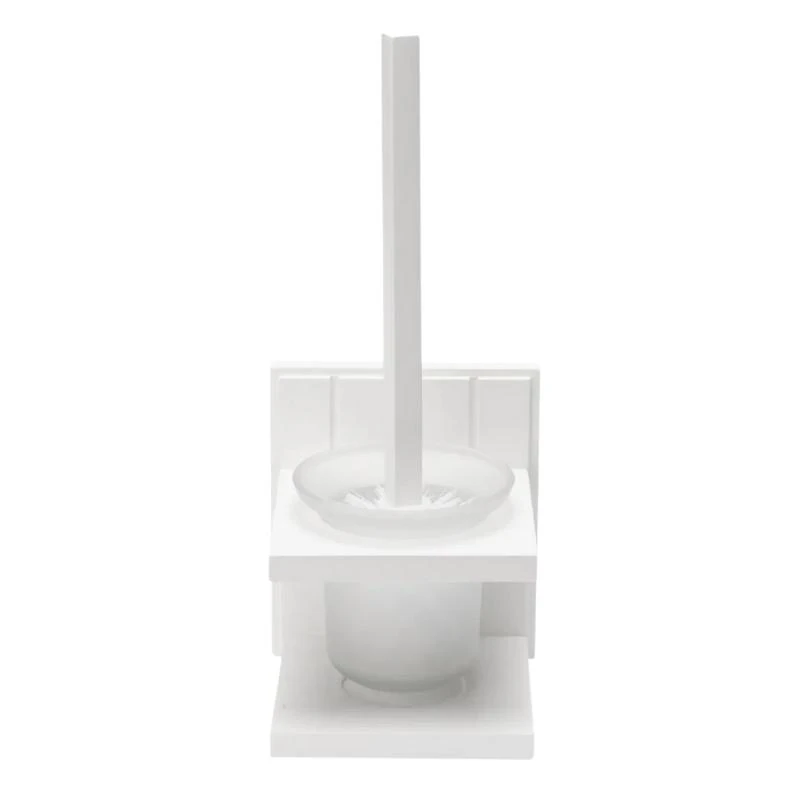 Croydex Portland Toilet Brush And Holder - White Wood 5 Croydex Portland Toilet Brush And Holder - White Wood - Image 3