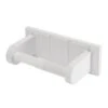 Croydex Portland Toilet Holder - White Wood -Home Bathroom croydex portland toilet holder white wood wa991122