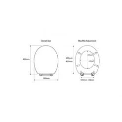 Croydex SafeFlush Toilet Seat -Home Bathroom croydex safeflush toilet seat wl110922h 2