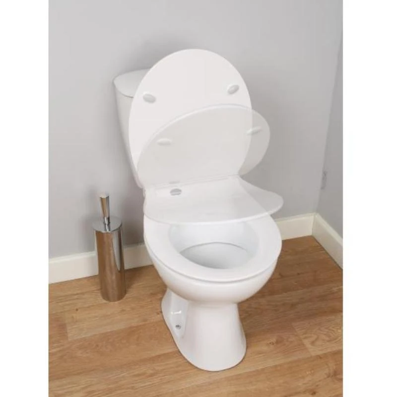 Croydex Sensori Self Closing Toilet Seat - White 4 Croydex Sensori Self Closing Toilet Seat - White - Image 2