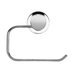 Croydex Stick 'N' Lock Toilet Roll Holder - Chrome