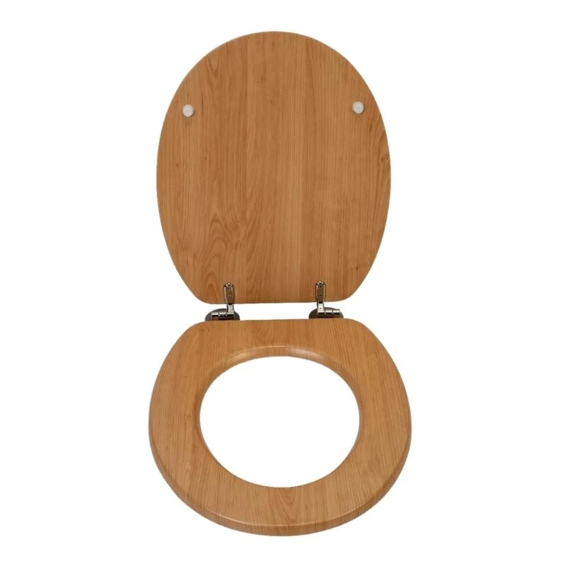 Croydex Tramonti Flexi-Fix Wood Toilet Seat - Oak Effect 5 Croydex Tramonti Flexi-Fix Wood Toilet Seat - Oak Effect - Image 3