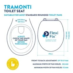 Croydex Tramonti Flexi-Fix Wood Toilet Seat - Oak Effect 9 Croydex Tramonti Flexi-Fix Wood Toilet Seat - Oak Effect -Home Bathroom croydex tramonti flexi fix wood toilet seat oak effect wl610576h 3