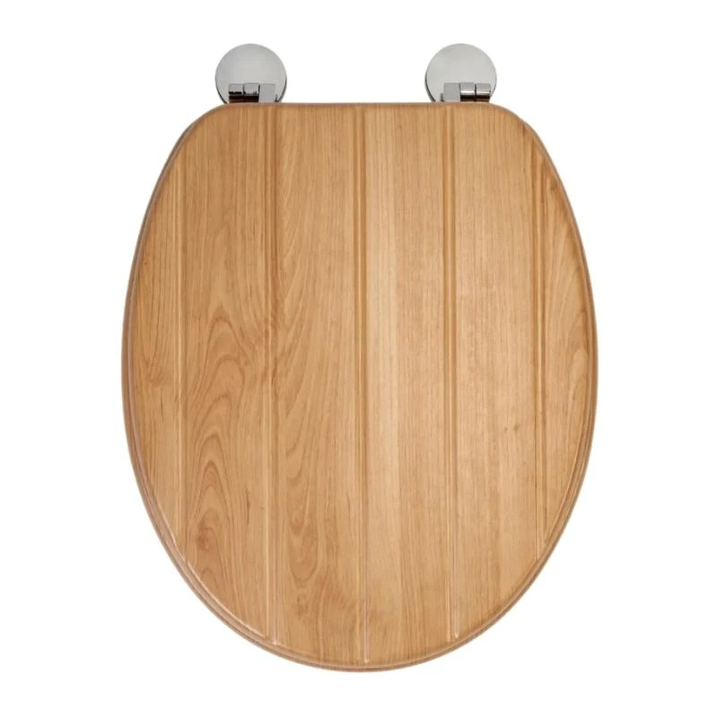 Croydex Tramonti Flexi-Fix Wood Toilet Seat - Oak Effect 3 Croydex Tramonti Flexi-Fix Wood Toilet Seat - Oak Effect