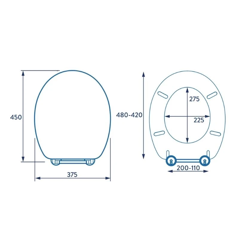 Croydex Victoria Flexi-Fix Toilet Seat - White 6 Croydex Victoria Flexi-Fix Toilet Seat - White - Image 4